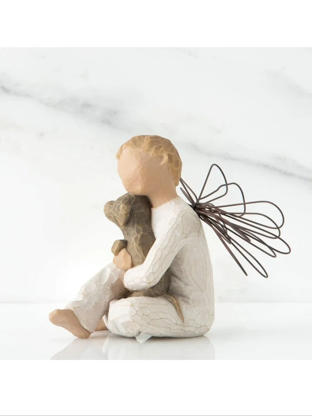 Willow Tree Angel of Comfort Figurine Susan Lordi Boy & Dog - Picture 8 of 10